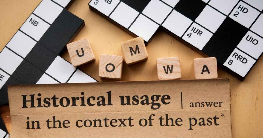 Historical Usage in Crossword Puzzles