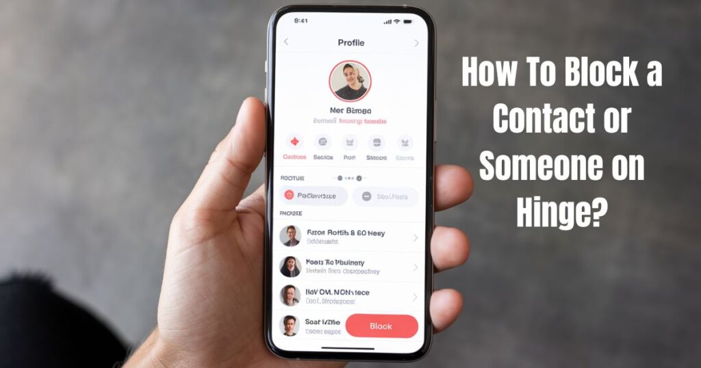 How To Block a Contact or Someone on Hinge